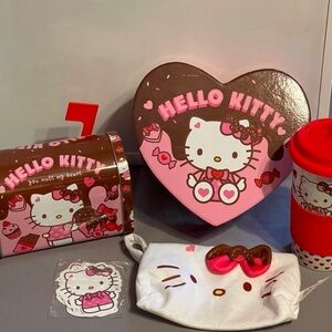Hello Kitty Heart Gift Set with  Notebook